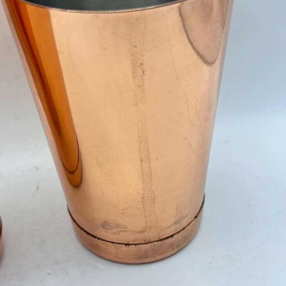 Empress 1908 Gin Koriko Copper Weighted Boston Cocktail Shaker Set 2 Piece